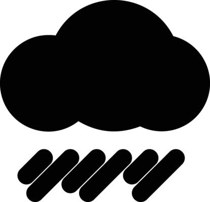 Cloud icon symbol image. Illustration of the hosting storage
