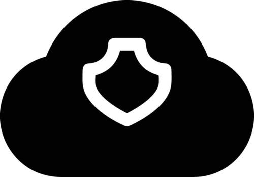 Cloud icon symbol image. Illustration of the hosting storage vector