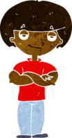 cartoon smug looking man png