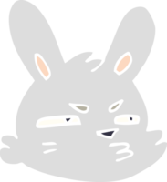 coelho mal-humorado de desenho animado png