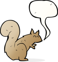cartoon squirrel with speech bubble png