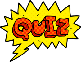 cartoon doodle font quiz png