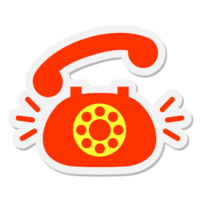 ringing telephone sticker png