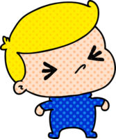 cartoon illustration of a kawaii cute cross baby png