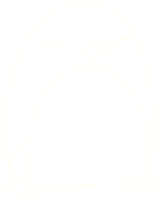 dibujo de tiza de pinguino png