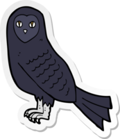 sticker of a cartoon owl png