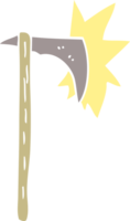 cartoon doodle sharp axe png
