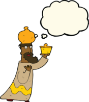 one of the three wise men with thought bubble png