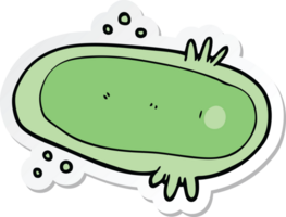 adesivo di un'ameba cartone animato png