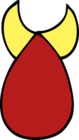 cartoon doodle atomic bomb png