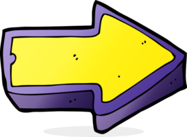 Cartoon-Pfeil-Symbol png