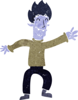 cartone animato contento vampiro uomo png