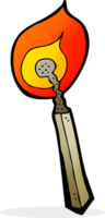 fósforo ardiente de dibujos animados png