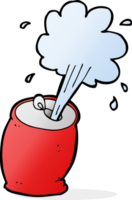 cartoon fizzing soda can png