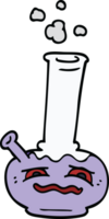 bong de garabato de dibujos animados png