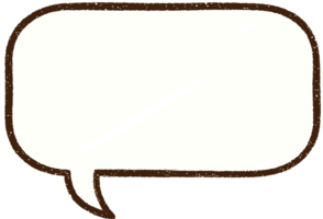 dibujo de tiza de burbujas de discurso png