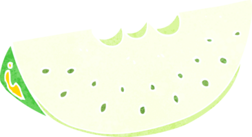 rebanada de melón de dibujos animados png