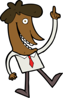 cartoon man with idea png