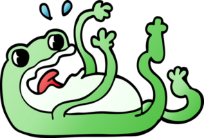 cartoon doodle frog png