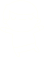 disegno di gesso del ragazzo felice png