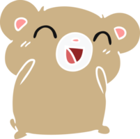 desenho animado ilustração kawaii fofa Urso de pelúcia Urso png