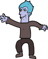 cartoon vampire man png