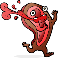 rare steak cartoon character png