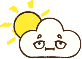 Wolkenkreidezeichnung png