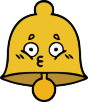 cute cartoon of a bell png