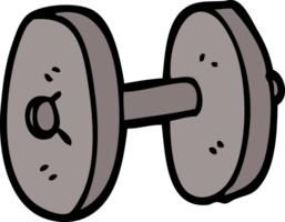 cartoon doodle gym weights png