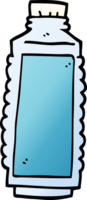 cartoon doodle water bottle png