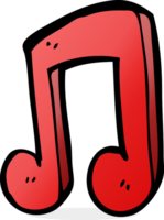 Cartoon-Musiknote png