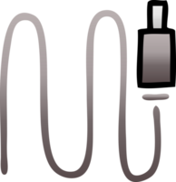 gradient shaded cartoon of a audio wire png