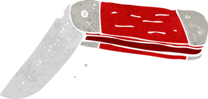 couteau pliant de dessin animé png