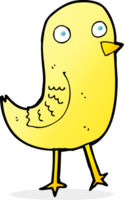 lustiger Cartoon-Vogel png