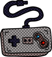 controlador de juego de garabato de dibujos animados png