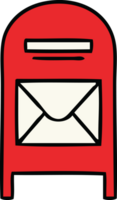 cute cartoon of a mail box png