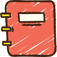 dibujo de tiza de cuaderno png