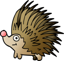 stacheliger igel des karikaturgekritzels png