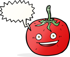 cartoon tomato with speech bubble png