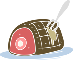 piatto colore stile cartone animato cucinato Manzo png