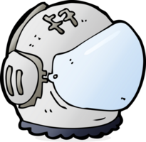 casco de astronauta de dibujos animados png