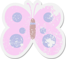 cute large butterfly grunge sticker png