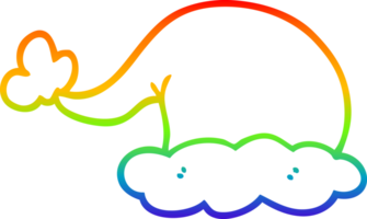 arc-en-ciel, gradient, ligne, dessin, dessin animé, elfe, chapeau png