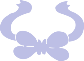 dessin animé doodle noeud papillon png