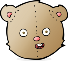 Cartoon-Teddybär-Kopf png