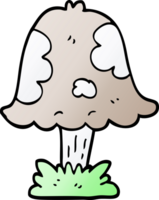 Cartoon-Doodle-Pilz png