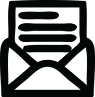 icona della lettera della busta png