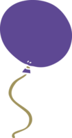 ballon de griffonnage de dessin animé png