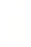 dibujo de tiza de microscopio png